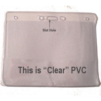 Vinyl 3"x 4" Conference Badge Holder - 100 pack